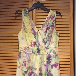 Banana Republic 100% silk print dress